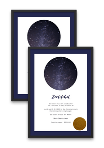 Stern kaufen zwei Zertifikate Nachtblau