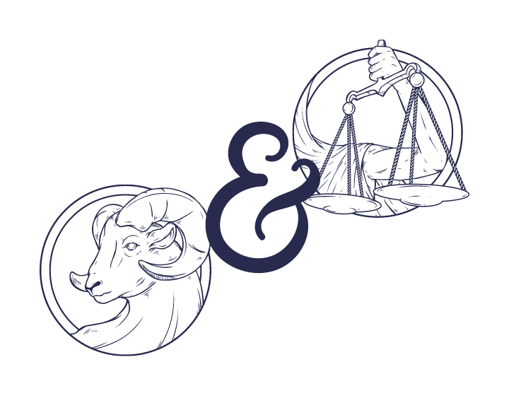 Widder und Waage
