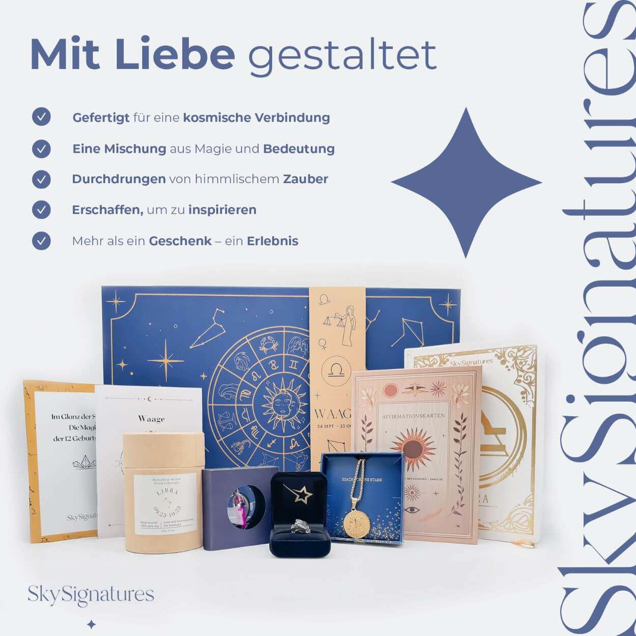 Sternzeichenbox Legacy mit Liebe gestaltet